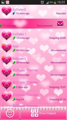 ExDialer粉红色的心截图4