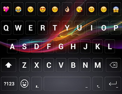 Multi Color Emoji Keyboard截图2