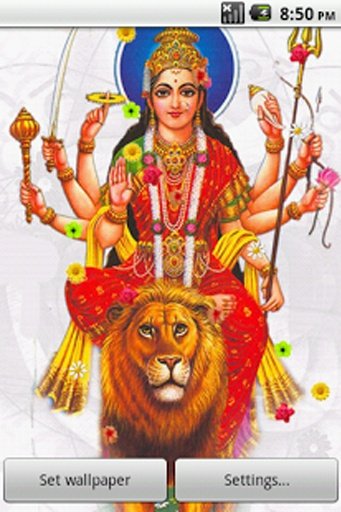 Ma Durga Live Wallpaper截图5