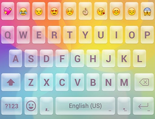 Colorful Circle Emoji Keyboard截图3