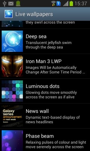 Iron Man 3 Live Wallpaper HD截图2