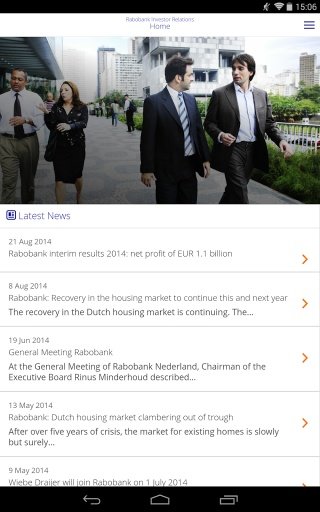 Rabobank Investor Relations截图1