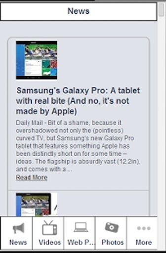 Samsung Galaxy Tab Pro News截图1