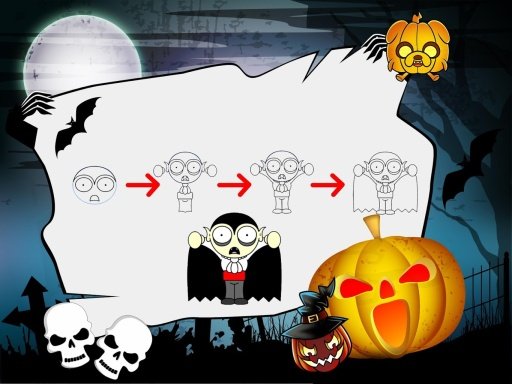 Halloween Drawing Cartoon截图4