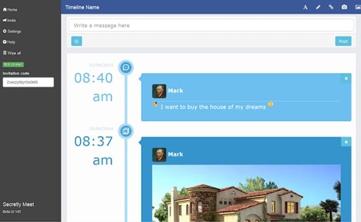 SecretlyMeet - secret messages截图10