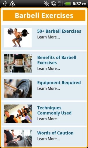 Barbell Workouts Free截图3