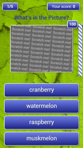 Scratch Fruit Quiz截图10