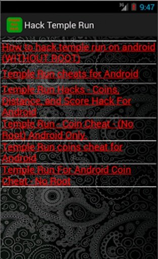 Cheats &amp; Hack for Temple Run截图7