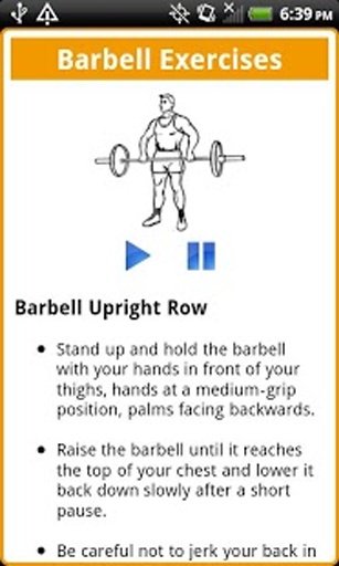 Barbell Workouts Free截图6