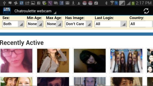 Chatroulette webcam截图1