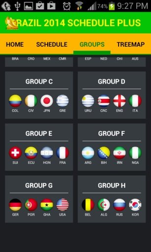 Brazil 2014 Schedule Plus截图1