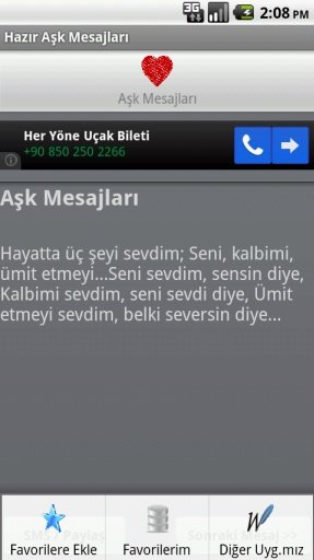 Hazır Aşk Mesajları截图3