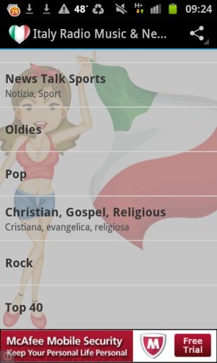 Italy Radio Music & News截图7