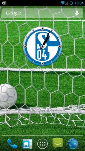 FC Schalke 04 Clock Widget截图3