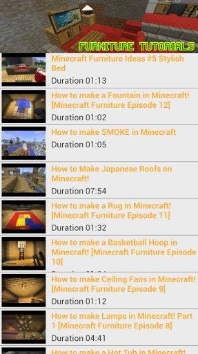 Furniture Ideas for Minecraft截图9