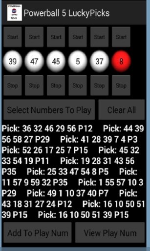 Powerball Lottery截图3