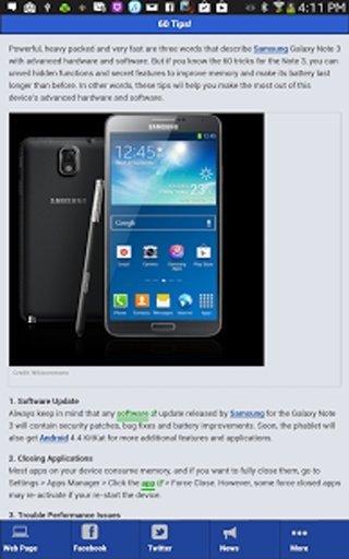 SAMSUNG GALAXY NOTE3 QUICKTIPS截图2