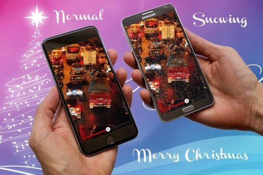 Christmas Snow Video Maker截图2