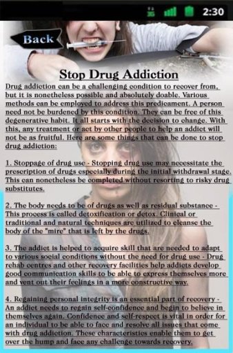 Stop Drug Addiction截图2