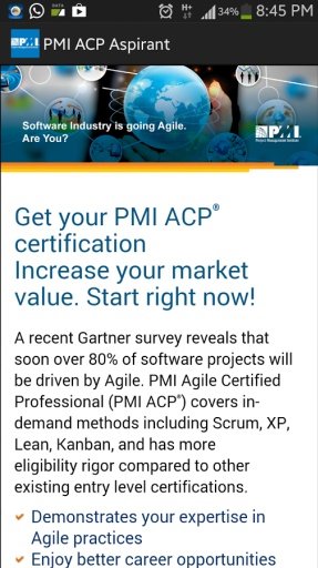 PMI ACP Aspirant截图1