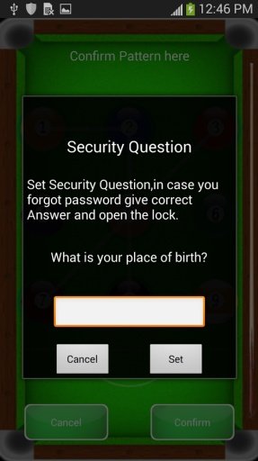 Snooker Pattern Screen Lock截图11