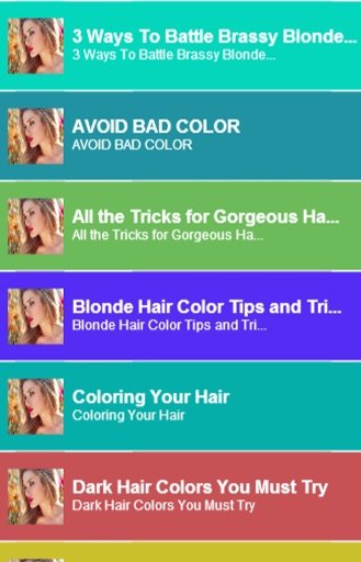 Tips Hair Color截图2