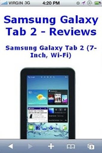 Galaxy Tab 2 Reviews截图2