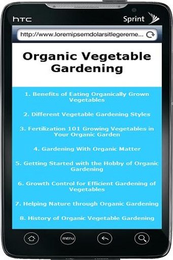 Organic Vegetable Gardening截图2