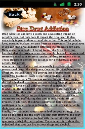 Stop Drug Addiction截图1