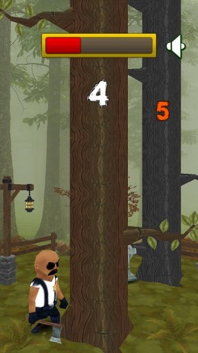 Crazy Lumberjack Timber截图2