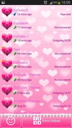 ExDialer粉红色的心截图5