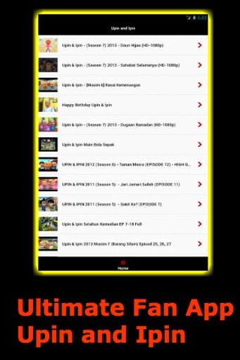 Ultimate Fan App Upin and Ipin截图4