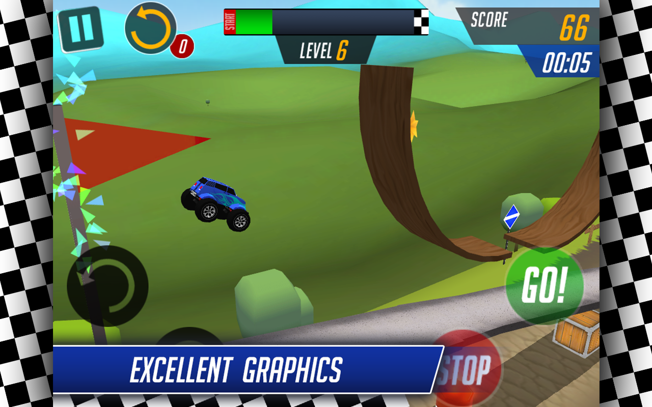 Monster Car Stunts Challenge截图5