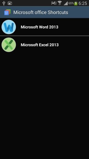 Excel Word 2013 shortcuts截图2