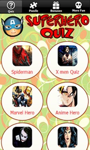 Superhero Quiz Superhero Test!截图1