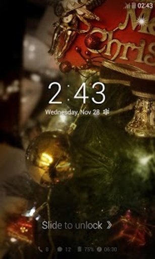 X-mas Photo Dodol Locker Theme截图2