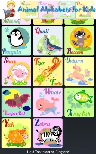 Animal Alphabets A to Z截图4