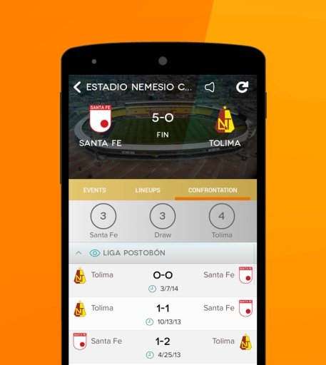 Liga Águila Live Score截图2