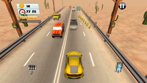 3D Car Race - Endless Run截图3