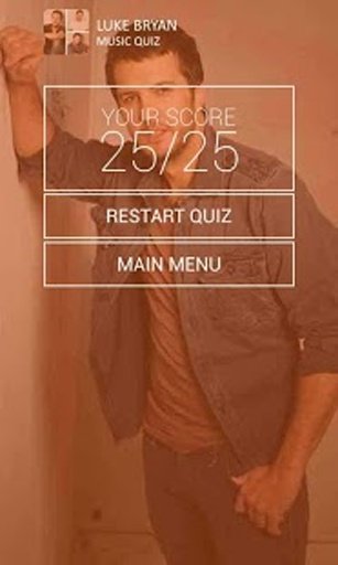 Luke Bryan Music Quiz截图2