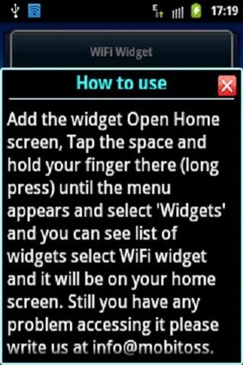 WiFi on/off Widget截图4