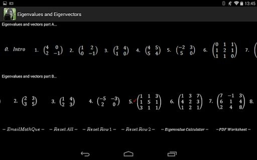 Linear Algebra Live Worksheet截图6