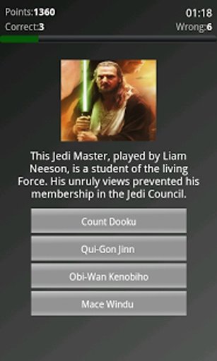 Star Wars Characters Quiz截图7