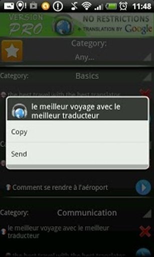 Translator S&amp;T French FREE截图8