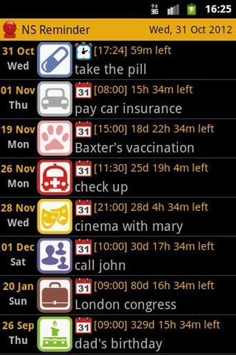 NS Reminder Lite截图2