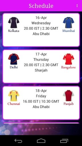 IPL 2014 Twenty20 Live App截图8