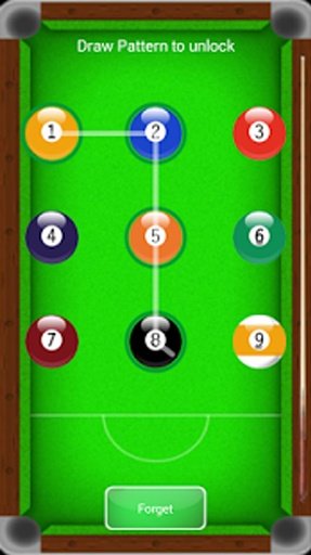 Snooker Pattern Screen Lock截图8