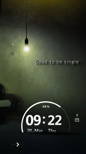 Lonely Night Live Lock Theme截图7