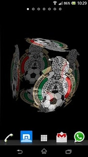 3D Mexico Football LWP截图9