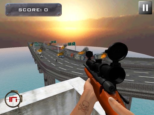 Zombie Sniper Highway War截图6